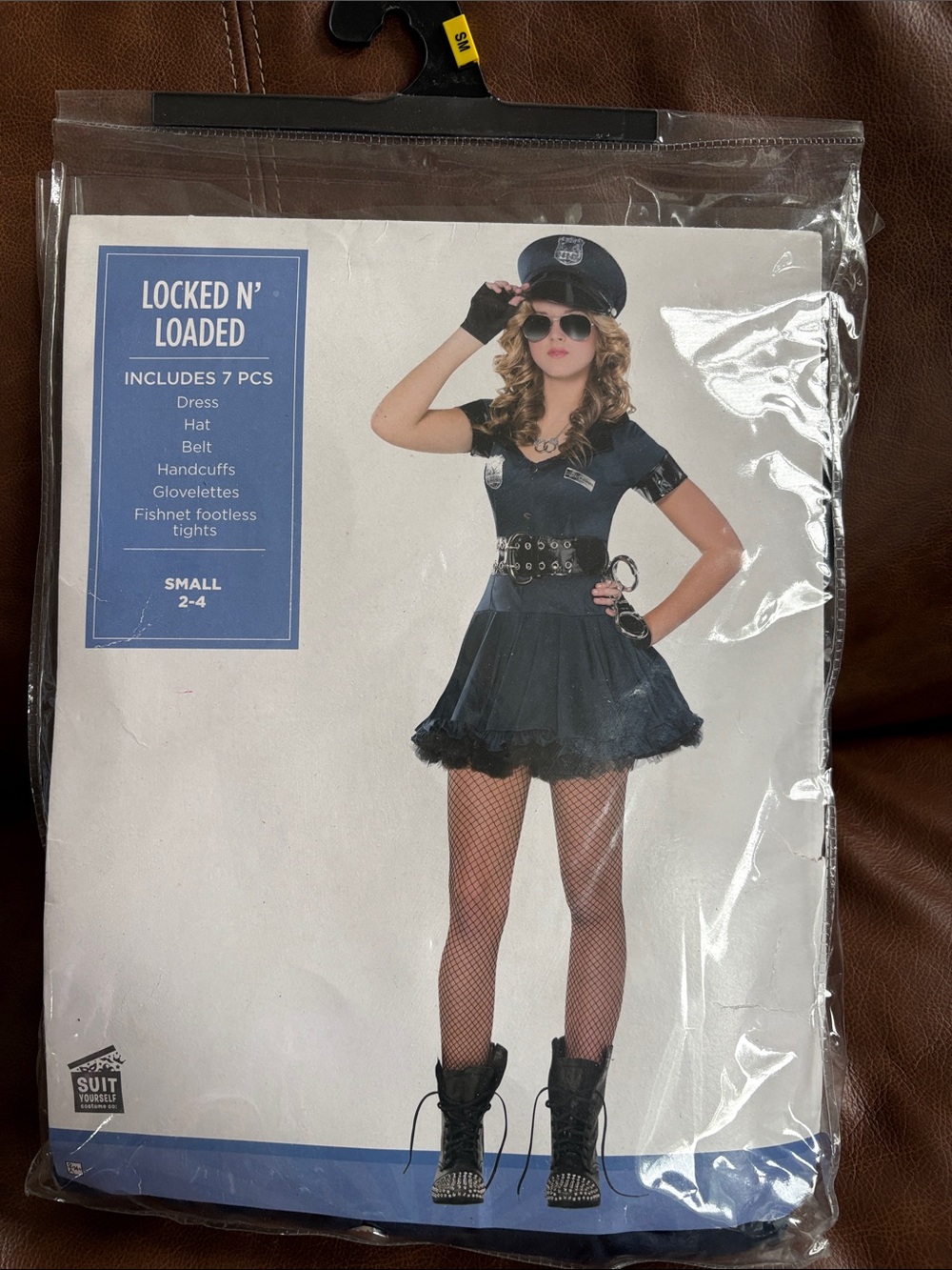 Police Locked N’ Loaded Small adult Halloween Costume